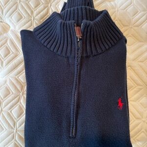 Men’s Polo Ralph Lauren Dark Blue Zip-Up Sweater